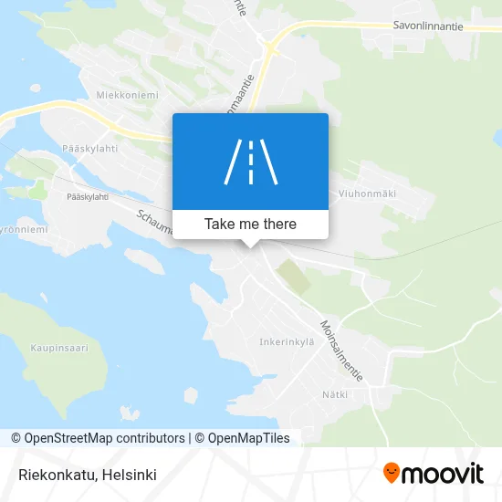Riekonkatu map