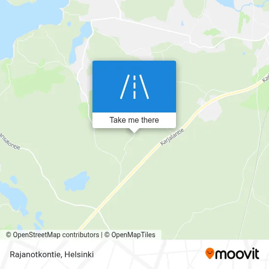 Rajanotkontie map