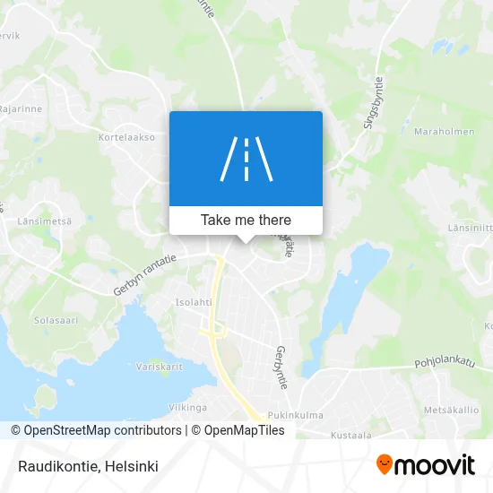 Raudikontie map