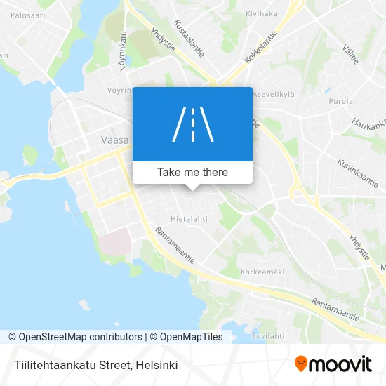 Tiilitehtaankatu Street map