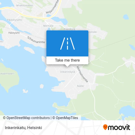 Inkerinkatu map