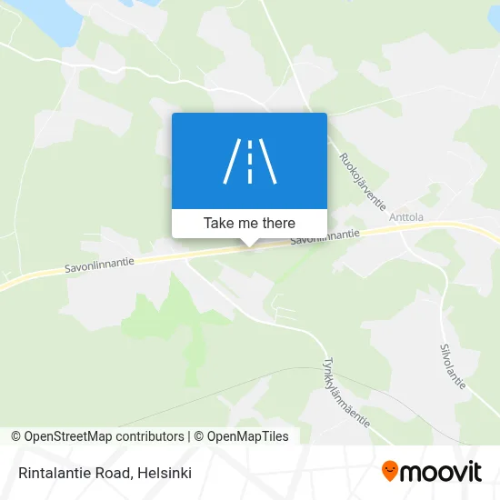 Rintalantie Road map