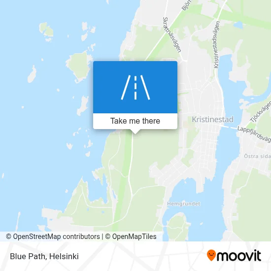 Blue Path map