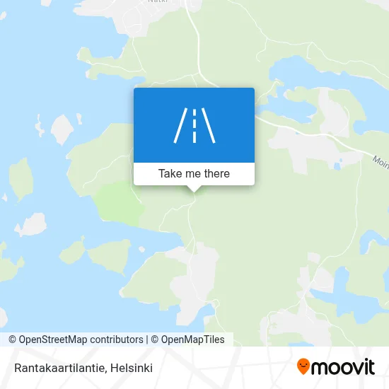 Rantakaartilantie map