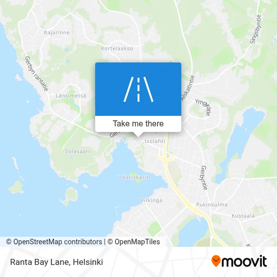 Ranta Bay Lane map