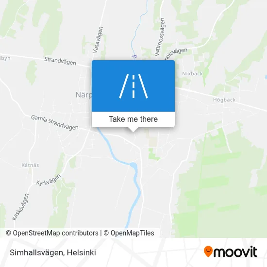 Simhallsvägen map