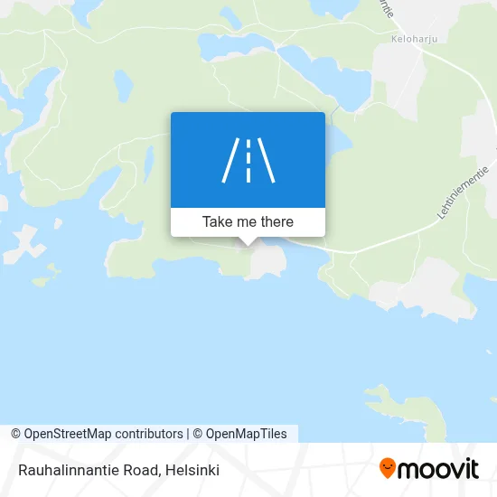 Rauhalinnantie Road map