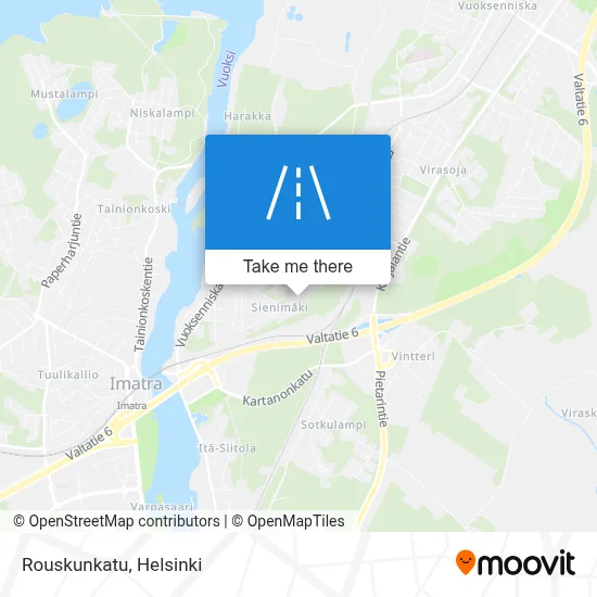 Rouskunkatu map