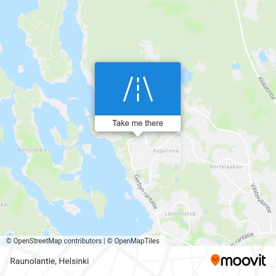 Raunolantie map