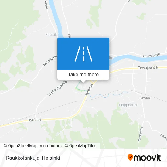Raukkolankuja map
