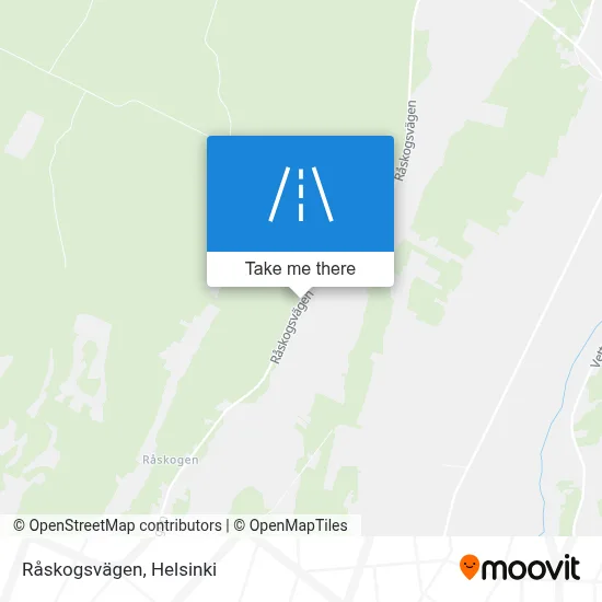 Råskogsvägen map