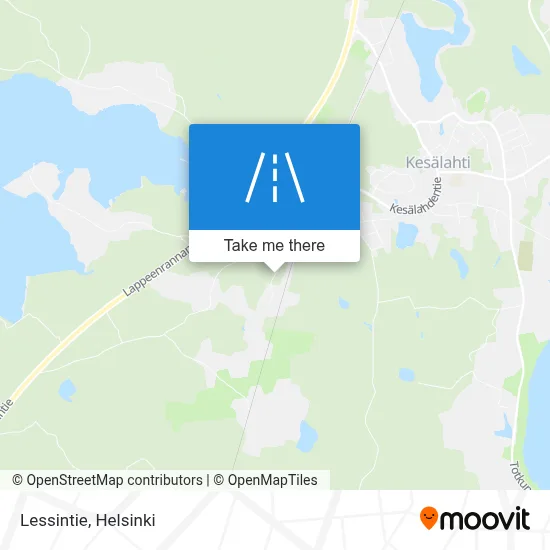 Lessintie map