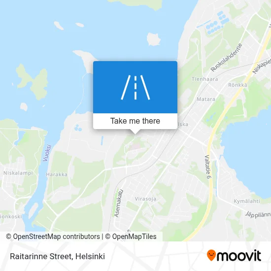 Raitarinne Street map