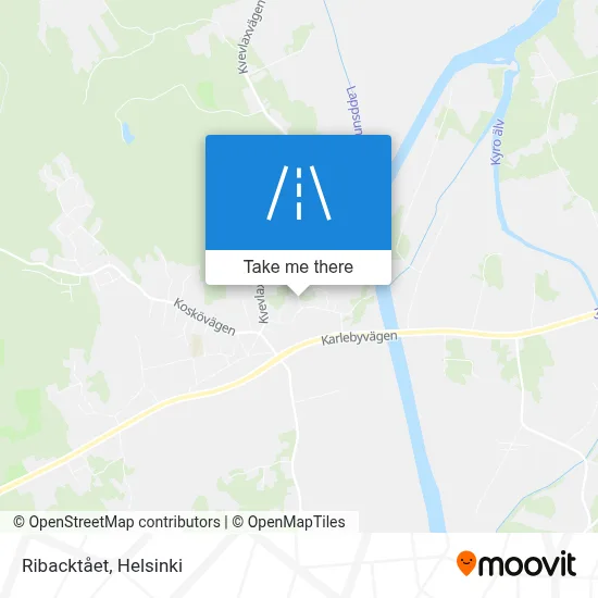 Ribacktået map