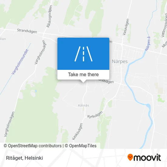 Ritåget map