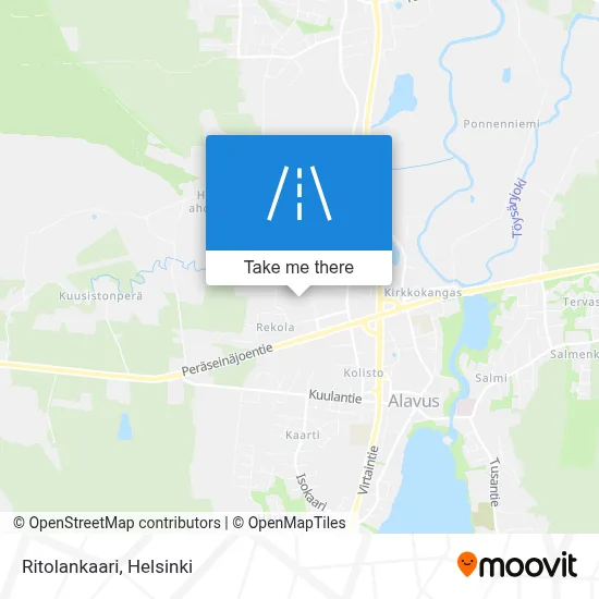Ritolankaari map