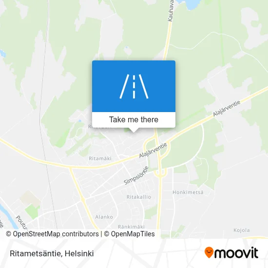 Ritametsäntie map