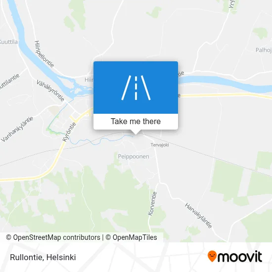 Rullontie map