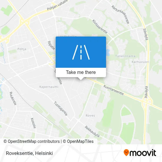 Roveksentie map