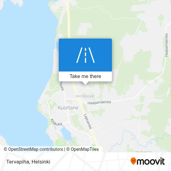 Tervapiha map