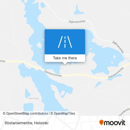 Riistaniementie map