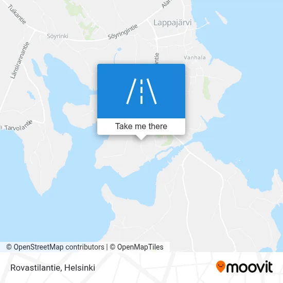 Rovastilantie map