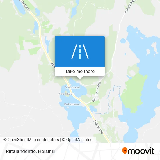 Riitalahdentie map