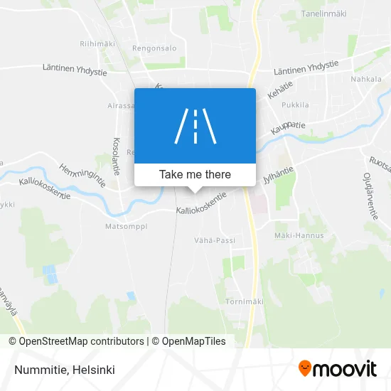 Nummitie map