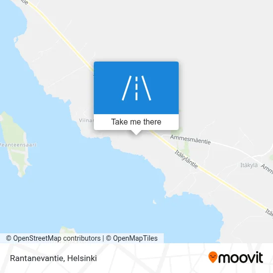 Rantanevantie map