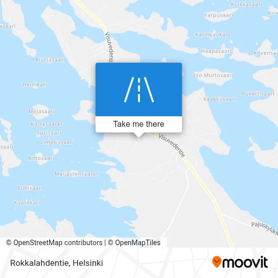 Rokkalahdentie map