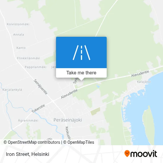Iron Street map