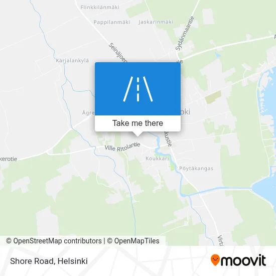 Shore Road map