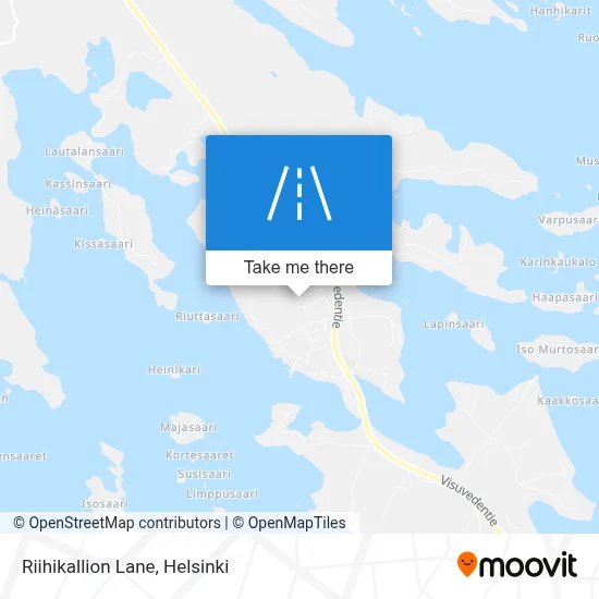 Riihikallion Lane map