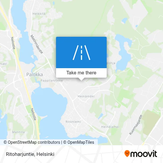 Ritoharjuntie map