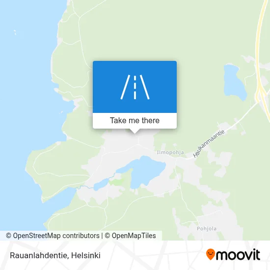 Rauanlahdentie map