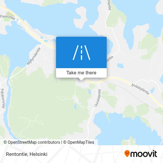 Rentontie map