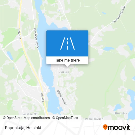 Raponkuja map
