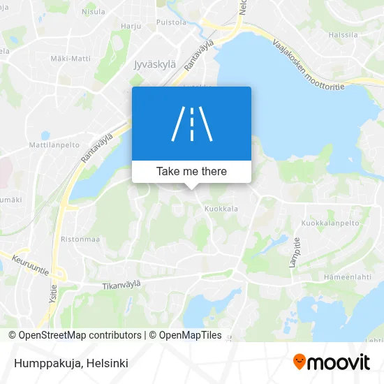 Humppakuja map