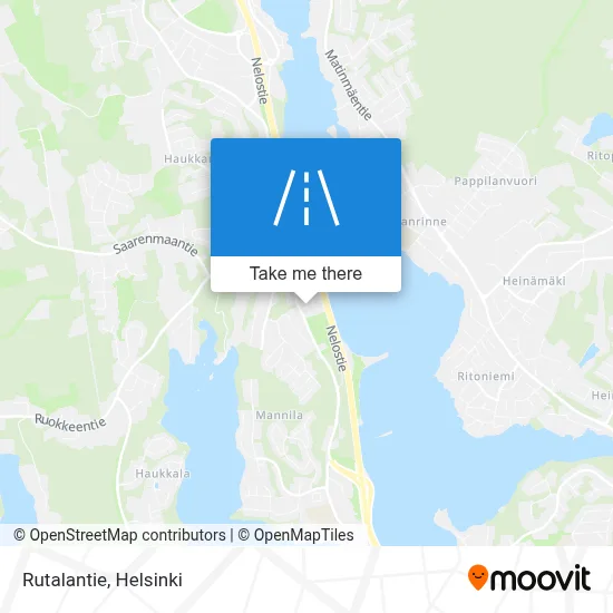 Rutalantie map