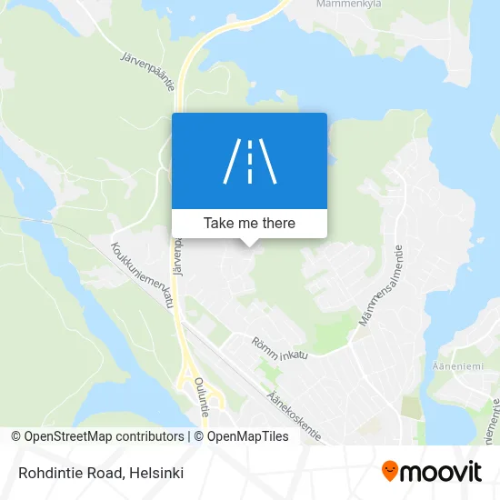 Rohdintie Road map