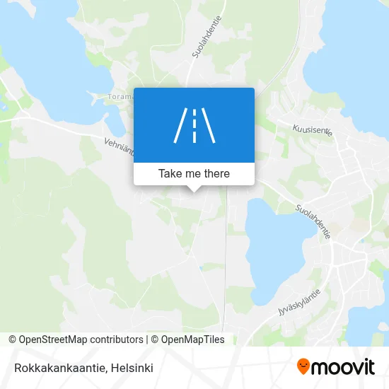 Rokkakankaantie map