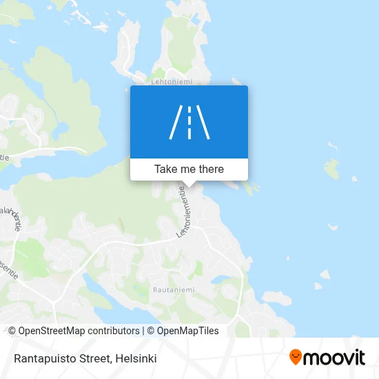 Rantapuisto Street map