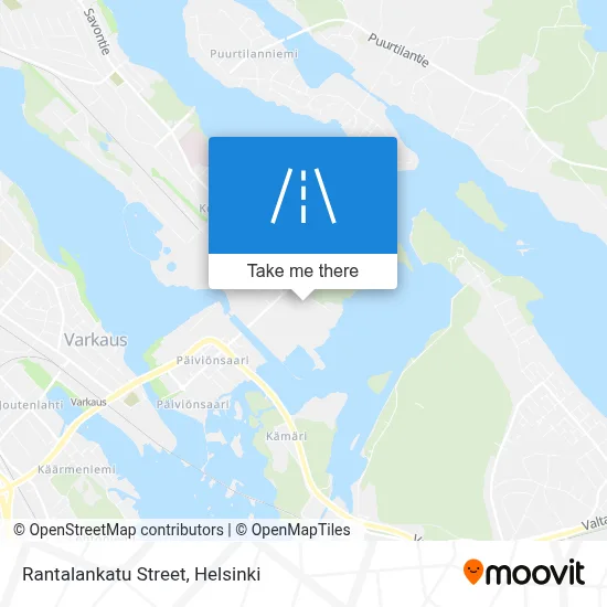 Rantalankatu Street map