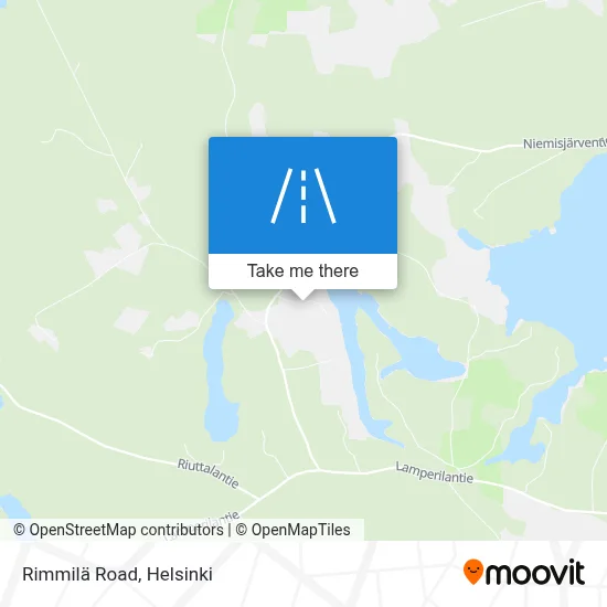 Rimmilä Road map