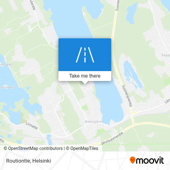 Routiontie map