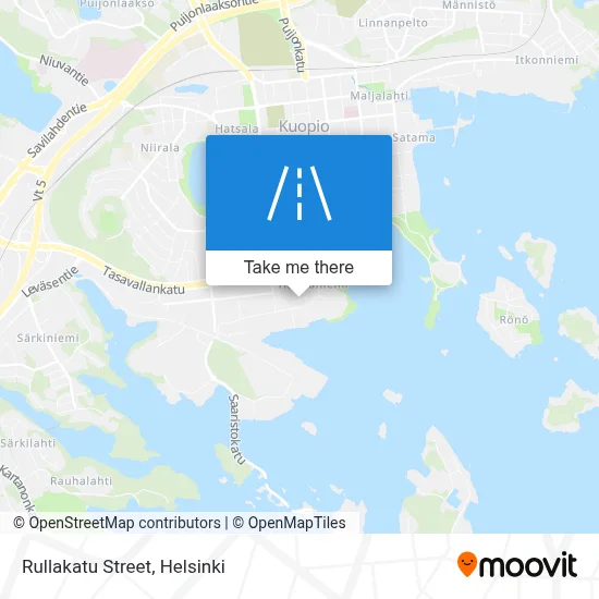 Rullakatu Street map