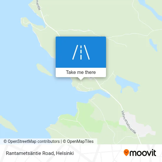 Rantametsäntie Road map
