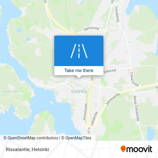 Rissalantie map