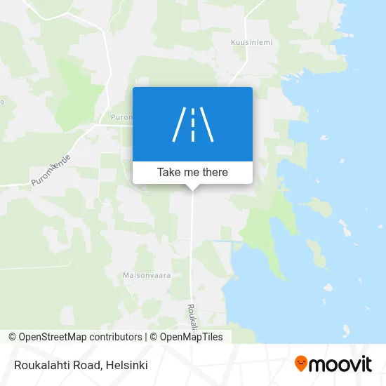 Roukalahti Road map