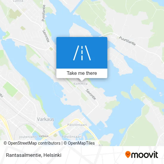 Rantasalmentie map